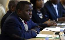 Former Zambian Minister of Foreign Affairs Harry Kalaba (foreground). Picture: AFP