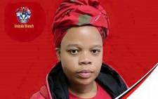 EFFSC's UniZulu SRC presidential candidate, Nonceba Mhlauli. Picture: @Hlengiwe44Maxon/Twitter