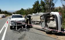 One person was killed following a head-on collision on the Robinson Pass between Oudtshoorn and Mossel Bay on 3 January 2019. Picture: @_ArriveAlive
