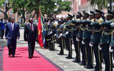FILE: Angola’s President João Lourenço welcomes President Cyril Ramaphosa during his visit on 2 March. Picture: GCIS.