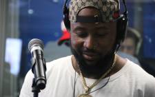 Cassper Nyovest on 702 Unplugged. Picture: 702.