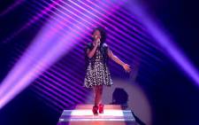 Asanda Jezile performs Beyonce’s Halo. Picture: ITV