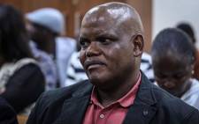 Former acting police commissioner Khomotso Phahlane appears in the Specialised Commercial Court in Johannesburg on fraud and corruption charges.  Picture: Abigail Javier/EWN.