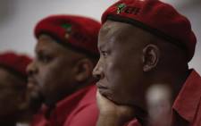 Economic Freedom Fighters leader Julius Malema during a media briefing at Narec, Johannesburg on 21 November 2019. Picture: Sethembiso Zulu/EWN.