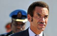 FILE: Botswana President Ian Khama. EPA/Alejandro Ernesto