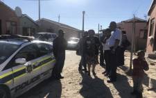 Western Cape Police Commissioner Khombinkosi Jula visited the families of the two officers who were murdered on Friday, 17 August 2018. Picture: Kaylynn Palm/EWN