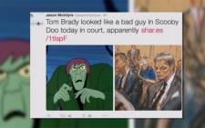 The internet apparently doesn't like a sketch artists rendition of Tom Brady. Picture: Screengrab/CNN