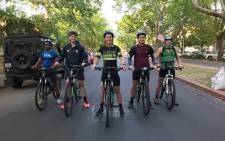 The Stellenbosch University students who will cycle 902km to raise funds for providing basic necessities for medical students. Picture: Supplied