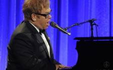 FILE: Sir Elton John performs during An Enduring Vision, the 9th Annual benefit for the Elton John Aids Foundation at the Cipriani Wall Street. Picture: AFP.