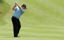 George Coetzee made light of stiffening breezes to sail up the British Open leaderboard on Friday. Picture: Facebook.