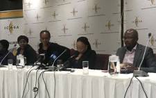 Icasa briefing the media about its new regulations governing the rules on mobile data expiry and out-of-bundle billing in Sandton, Johannesburg. Picture: EWN.