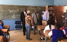 Tshwane Mayor Solly Msimanga visits the Klipspruit West High School on 9 January 2019. Picture: @SollyMsimanga/Twitter