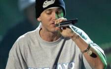 US rapper Eminem won the Artist of the Year award. Picture: AFP