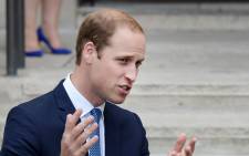 FILE: Britain’s Prince William, Duke of Cambridge. Picture: EPA.