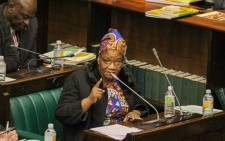 FILE: The Speaker of the National Assembly Thandi Modise. Picture: @ParliamentofRSA/Twitter