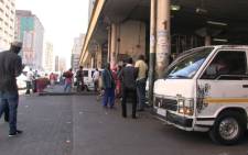 FILE: Noord taxi Rank in Johannesburg. Picture: EWN.