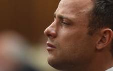 Oscar Pistorius in the High Court in Pretoria on judgment day. Picture: Pool.