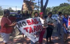 Community activists and residents of Ottery demonstrate outside the Wynberg Magistrates Court on 9 January 2019, where a 66-year-old man accused of sexually abusing boys under the age of 16 made his court appearance. Picture: Kaylynn Palm/EWN