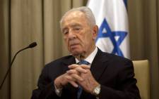 Shimon Peres. Picture: AFP.