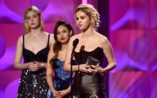 Selena Gomez accepts the Woman of the Year Award onstage at Billboard Women In Music 2017 at The Ray Dolby Ballroom at Hollywood & Highland Center on 30 November, 2017 in Hollywood, California. Picture: AFP