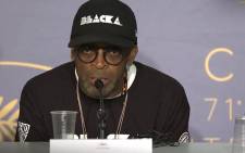 A screengrab of US film director Spike Lee called out US President Donald Trump after he premiered his film 'BlacKkKlansman' at the Cannes Film Festival.