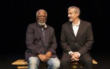 South African actors John Kani and Dawid Minnaar are set to star in new play 'The Train Driver' at the Market Theatre. Picture: Brett Rubin