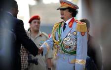 FILE: Libya's leader Muammar Gaddafi celebrates 40 years in power. Picture: Gallo Images/AFP
