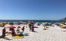 Capetonians are seen at Clifton Beach in Cape Town. Picture: Cindy Archillies/EWN