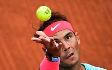 FILE: Nadal saved two match points to defeat Canada's Denis Shapovalov in the third round, and then ousted Madrid Open slayer Alexander Zverev in the quarter-finals. Picture: AFP