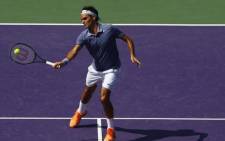 FILE: Roger Federer in action at the Sony Open in Miami against Thiemo De Bakker on 23 March, 2014. Picture: Facebook.