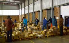 Textbooks in a warehouse in Limpopo. Picture: EWN