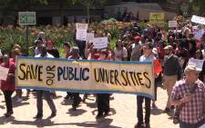 Wits management postpone assembly and students vow  to keep Wits shut.Picture: Kgothatso Mogale