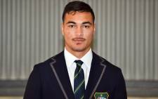 Australia's Jordan Petaia poses for photos during the Australia Wallabies World Cup squad announcement in Sydney on 23 August 2019. Picture: AFP
