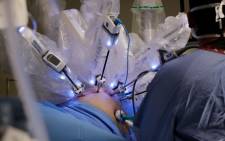 Surgeons used the Tygerberg Hospital's new, state-of-the-art Da Vinci robot on cancer patients. Picture: Supplied.

