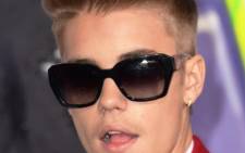 Canadian pop star Justin Bieber. Picture: AFP.