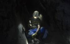 FILE: The Mineral Resources Department visited the Benoni Gold Mine, where a group of Zama-Zama’s suffocated. Picture: AFP.