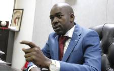 FILE: Zimbabwe opposition leader and president of the Movement for Democratic Change (MDC) Nelson Chamisa in Harare on 3 July 2018. Picture: AFP.