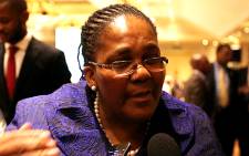 Transport minister Dipuo Peters. Picture: EWN.