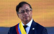 Colombia's new President Gustavo Petro delivers a speech after swearing in during his inauguration ceremony at Bolivar Square in Bogota, on August 7, 2022. Picture: Juan Barreto / AFP