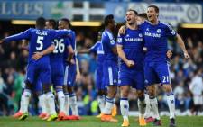 Chelsea are one win away from clinching the EPL title for the first time in five years. Picture: AFP.