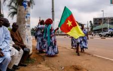 Supporters of Cameroonian President Paul Biya celebrate his re-election in Yaoundé on 6 November 2018. Picture: AFP