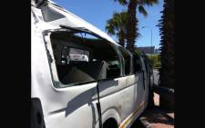 At least 22 people were left injured on Sunday 25 February 2018 after a taxi lost control on the Nelson Mandela Boulevard in Cape Town. Picture: ER24