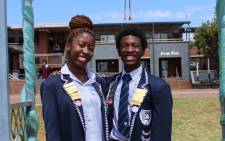 Amanda and Michael Chilinkhwambe of Maragon Mooikloof High School are two of Gauteng's top IEB matric achievers. Amanda scored eight distinctions while Michael scored five. Picture: Kgomotso Modise/ Eyewitness News.


