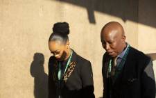 EFF leader Julius Malema and his wife Mantoa arrive at President Cyril Ramaphosa's inauguration. Picture: Kayleen Morgan/EWN