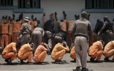 Leeuwkop Correctional Centre in Johannesburg was raided by Correctional Services on 27 December 2018. Picture: Sethembiso Zulu/EWN