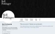 FILE: A screengrab of the British public relations firm Bell Pottinger's Twitter page. Picture: Twitter.