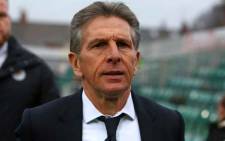 FILE: In this file photo taken on 06 January 2019 Leicester City's French manager Claude Puel arrives for the English FA Cup third round football match between Newport County and Leicester City at Rodney Parade in Newport. Leicester announced the sacking of manager Claude Puel on 24 February 2019 following the struggling Premier League side's sixth defeat in seven games. Picture: AFP
