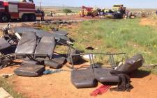 Twenty nine people have been killed an accident involving a bus and a truck in Moloto Road, near Kwaggafontein in Mpumalanga. Picture: Barry Bateman/EWN.
