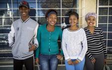 Geraldo van Wyk, 20, Shimenay Meerka, 19, Chivnarice Adams, 18 and Nicole van Tonder, 19, are some youths in Carnarvon who say it is a waste of time voting. Picture: Thomas Holder/EWN.