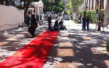 FILE: Rolling out the red carpet for the State of the Nation Address on 14 February 2013. Picture: Renee de Villiers/EWN.